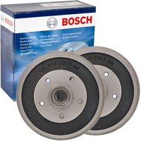 2X Bosch 228,5Mm Bremstrommeln Hinten Passend FÜR Dacia Duster Links+Rechts | 0