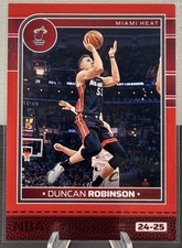 Duncan Robinson Red /75 #222 2024 Panini NBA Hoops