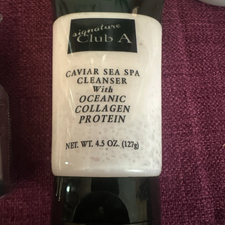 Huge Lot Signature Club A Skin Care Face Eye Crème Cleanser 14 Pc New - Image 2 of 4