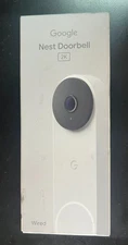 Google Nest Doorbell 2K - Smart Wired 3rd Gen W/ Gemini G6PPP (Snow) 6073