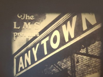 ANYTOWN 1936 SUPER 8 B/W SOUND 400FT 8MM CINE FILM LMS STEAM TRAINS