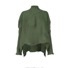 Pleats Please Cirque Skirt White & Issey Miyake NeNe Knit Top