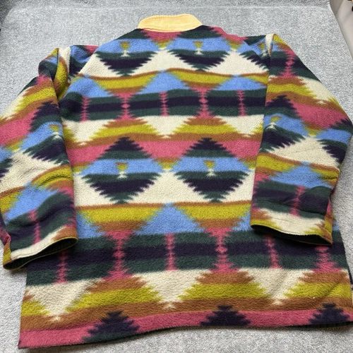 Vintage Current Seen Aztec Southwestern Pattern Button Reversible Jacket Medium image 7