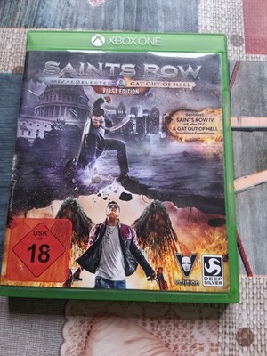 Saints Row IV Re-Elected & Gat Out of Hell First Edition XBOX One Game CIB
