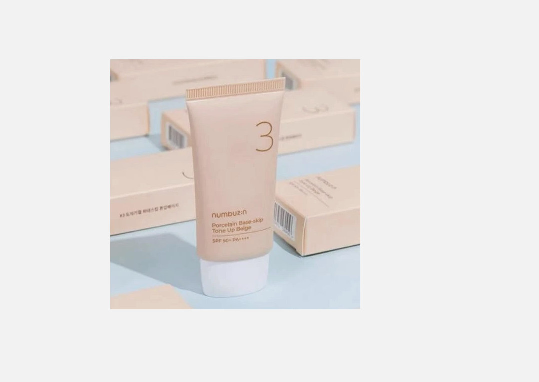numbuzin No.3 Porcelain Base-skip Tone Up Beige 50ml View 6