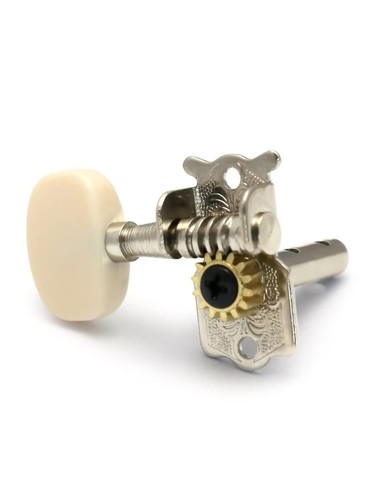 Cabezales de máquina de guitarra clavijas de afinación teclas de afinación afinadores 3L 3R para Classica... - Imagen 4 de 9