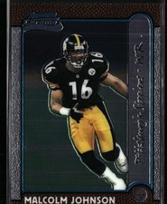 Malcolm Johnson 1999 Bowman Chrome #210 Rookie Pittsburgh Steelers