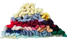 Paternayan Persian Yarn Lot Of 108 Skeins Assorted Colors 3 Ply Wool Tapestry