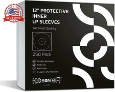 Anti-Static Vinyl Record Sleeves - Durable Clear Disc Sleeves- Prot