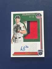 2022 Panini USA Baseball Stars & Stripes Silhouettes Patch Auto Will Sanders /20