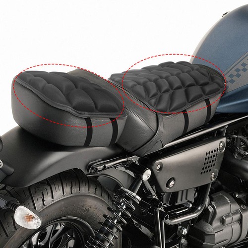 2X Universal Motorcycle Seat Cushion Comfort Breathable Pad Air Pillow Cover - Picture 8 of 11