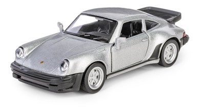 RMZ City 1975 PORSCHE 911 930 TURBO 3.3 SILBER 12cm DIE CAST METAL MODEL NEW BOX