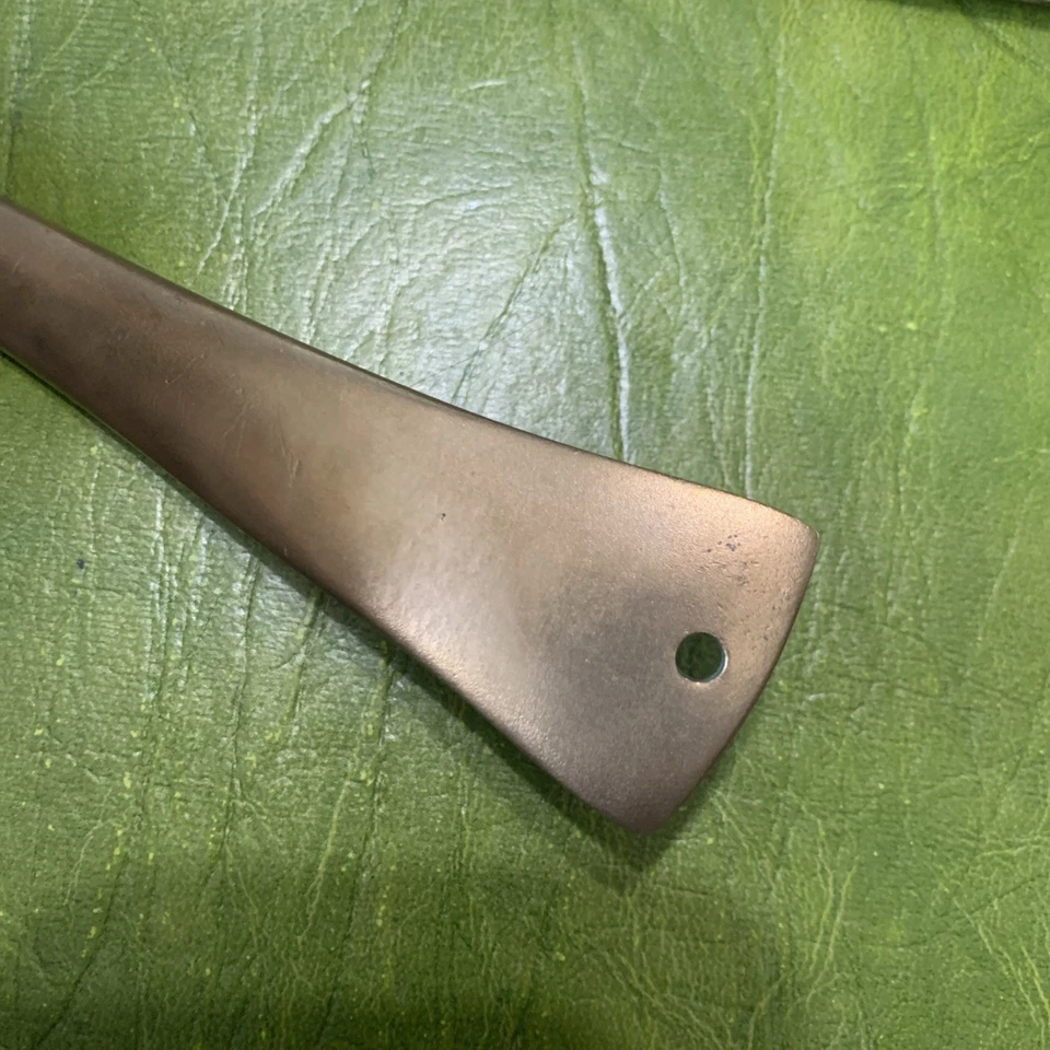 Vintage Antique Wooden Boat Bow Lift Handle, 6-3/4"  Brass Fishing - Image 4 of 4