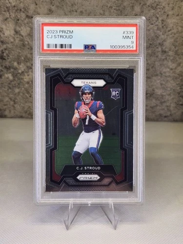 2023 Prizm C.J. Stroud Rookie #339 PSA 9 Mint Houston Texans