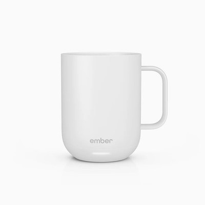 Ember Temp Control Smart Mug 2 - 10 oz White - App Controlled GOOD CONDITION