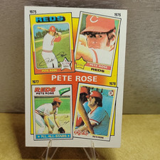 Topps 1986 The Pete Rose Years Pete Rose #5 Cincinnati Reds MLB All-Star Card