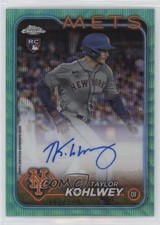 2024 Topps Chrome Rookie Aqua Wave Refractor 192/199 Taylor Kohlwey Auto 14wi