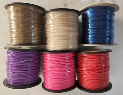 Lot 6 Spool Rexlace String  Lacing Cord Lanyard Friendship Bracelet tools