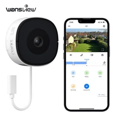 Wansview 3MP Window Camera 2.4G WIFI Wireless Smart Security Camera AI Detection