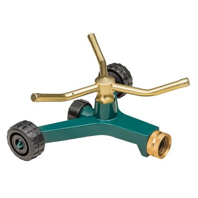Orbit 58257N Lawn and Garden 3-Arm Metal Sprinkler with (Pack of 1), GREEN