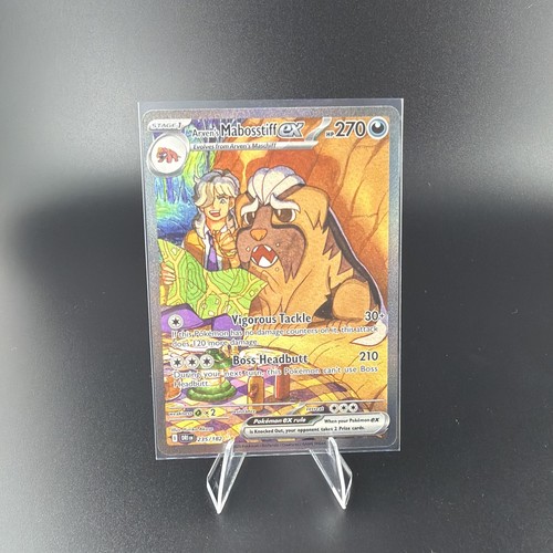The Pokémon Company Arven's Mabosstiff ex 235/182 Sv10 SIR Holo Eng 270 HP