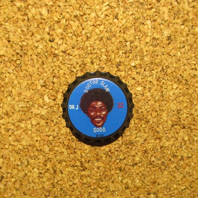 Doctor Slam Soda Bottle Cap #32 ''Dr. J'' Julius Erving (New York Nets/76ers)