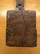 vintage wood plane 8 in