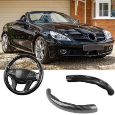 Für Mercedes SLK-Klasse Kohlefaser 15 Zoll Lenkradbezug Antirutsch Für Mercedes SLK-Klasse Kohlefaser 15 Zoll Lenkradbezug Antirutsch