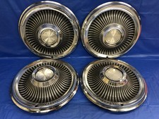 Vintage Set Of 4 1969 Ford Thunderbird 54RIB 15" Hubcaps