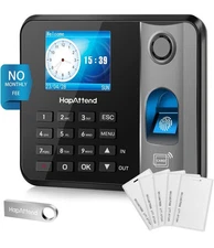 Biometric Fingerprint Attendance Time Clock  Machine Stand alone New - Open Box