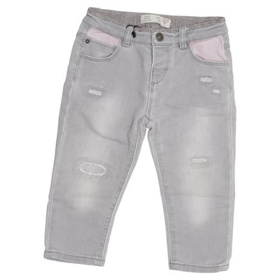 Zara Baby Collection, Jeans, Größe: 86, Grau, Einfarbig, Denim, Mädchen #CGB