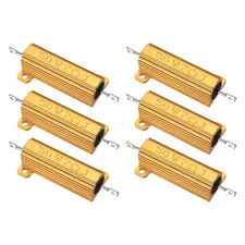 50W 7 Ohm Aluminum Shell Resistor, 6Pcs Aluminum Housing Resistor