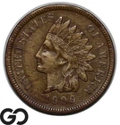 1909-S Indian Head Cent Penny, Highly Coveted Choice AU RARE Key Date Album Tone