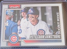 Topps 2026 Series 1 Pete Crow-Armstrong #196 Chicago Cubs MLB Baseball Card