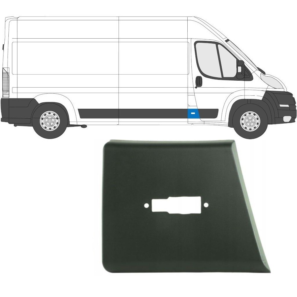 Side trim for Peugeot Boxer 2006-2014 / Right