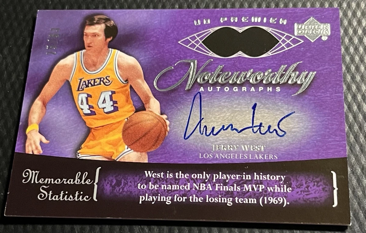 Upper Deck Jerry West Basketball Autographed Sports Trading Cards