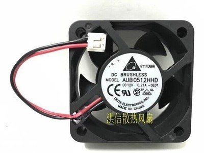AUB0512HHD 5020 DC12V 0.21A 50*20MM 5CM 2-Pin Mute Cooling Fan #ea