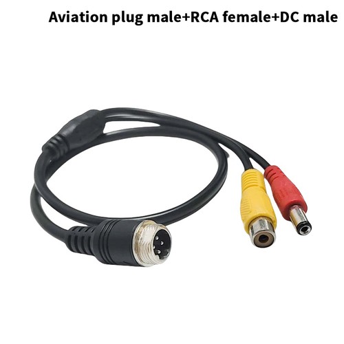 1 Piece 4Pin Aviation Male To Female Adapter RCA AV & DC Power Converter Cable_W - Afbeelding 10 van 20