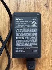Nikon MH-63 Camera Charger for EN-EL10 Battery Coolpix TESTED  WORKING