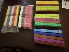 500 Unifix Cube Sets Number Blocks. Connect Into Each Other
