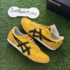 Onitsuka Tiger Serrano Yellow Black 1183B400-755 New SHIP from USA Size 7.5  10
