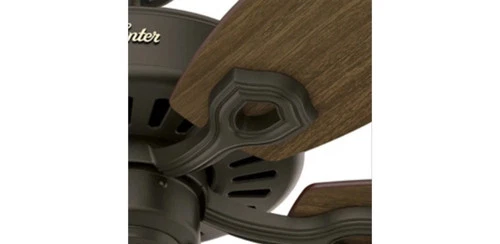 Hunter Fans - Builder 52 Inch Ceiling Fan with Pull Chain-Brushed Nickel Finish - Picture 3 of 3