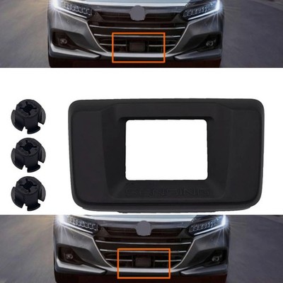 FOR Accord 2018-2020 Honda Distance Sensor Milliwave Radar Cover & 3 Clip Black