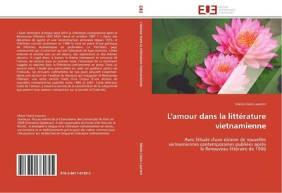 L'amour dans la littérature vietnamienne Marie-Claire Laurent