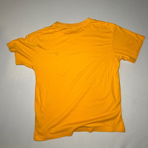 T-shirt Hang Ten XL gialla ricamata piedi logo surf skate casual 100% cotone - Foto 10 di 13