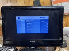 22" LCD HDTV Widescreen HDMI Philips 720p 60hz ATSC 22PFL3504D/F7 NO REMOTE