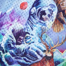       Billionaire Boys Club BB           3RD WORLD MESH BLUE SHORTS