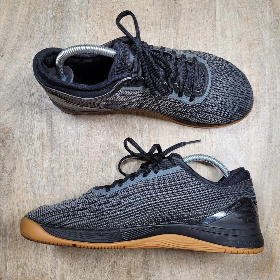 Zapatilla deportiva Reebok Crossfit Nano Flexweave para mujer talla 9 negra entrenamiento Foto 3 de 4