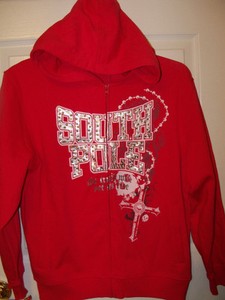 south pole red jacket