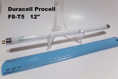 F8-T5 Tubes Duracell Procell 12'' Fluorescent Set of 2 Cabinet Kitchen Bath 8W